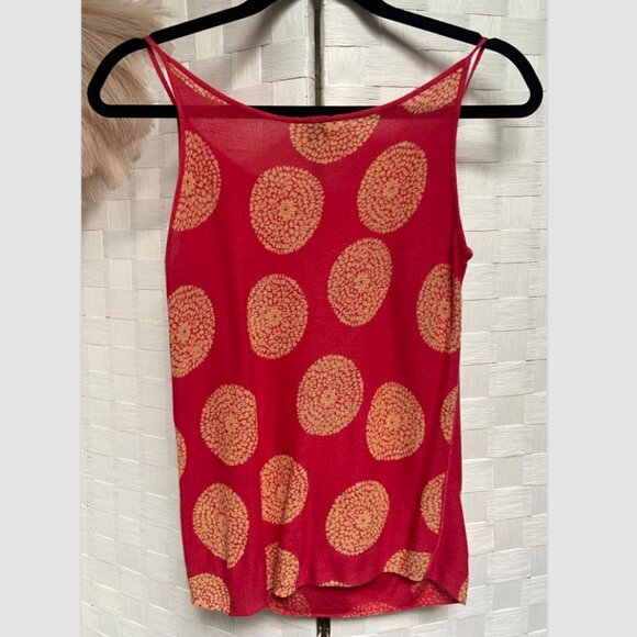 ARMANI Collezioni Deanna Spa Strappy Sleeveless Knit Top Made In Italy Size 4 - Picture 4 of 5